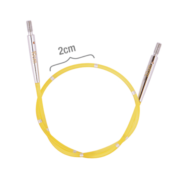 Леска KnitPro Smart Stix, жёлтая